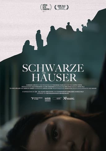 Schwarze Häuser poster