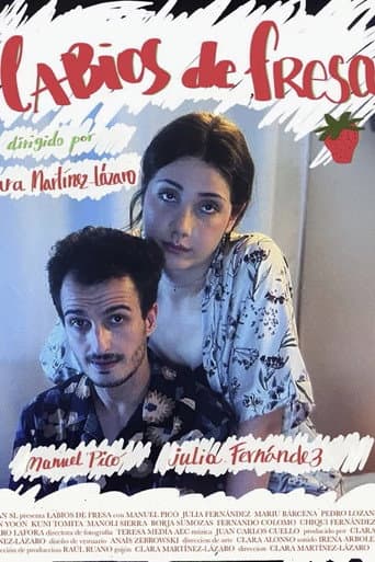 Labios de fresa poster