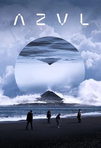 Blue poster
