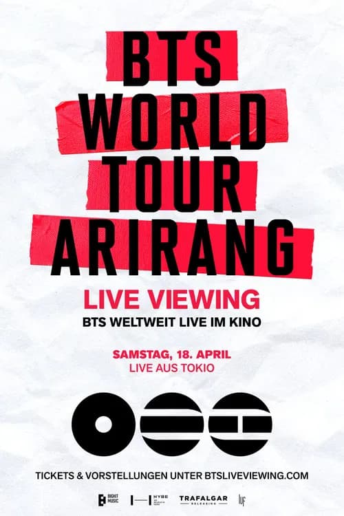 BTS WORLD TOUR [ARIRANG] in Japan poster