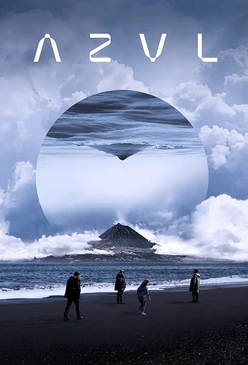 Blue poster