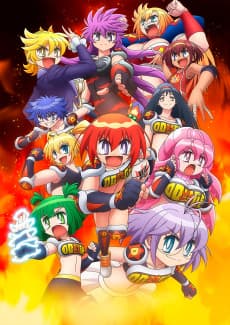 Flaming Dodgeball Girl Danko poster