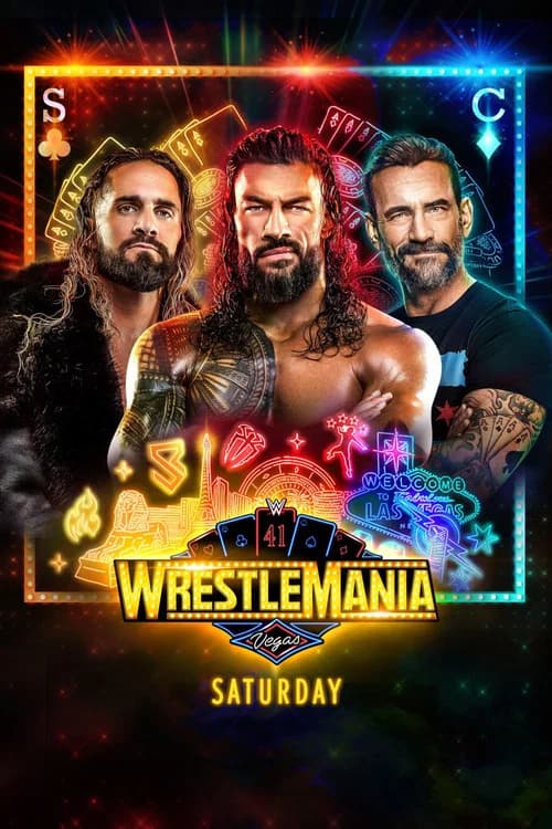 WWE WrestleMania 41: Saturday poster