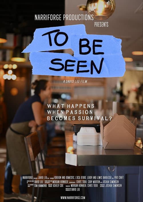 To Be Seen poster
