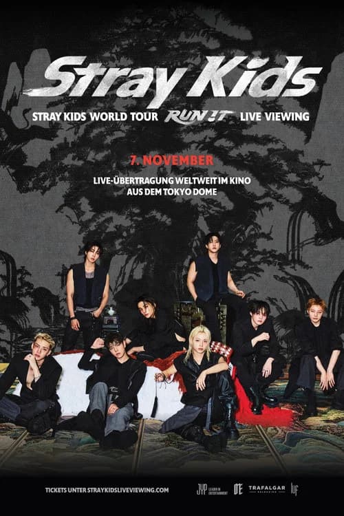 Stray Kids World Tour 'RUN IT' LIVE VIEWING poster